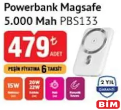 POLOSMART POWERBANK MAGSAFE 5.000 MAH PBS133 indirimli fiyat POLOSMART POWERBANK MAGSAFE 5.000 MAH PBS133 fiyat ve kampanya bilgisi